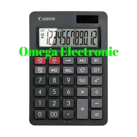 

df-8 Canon AS-120 Calculator - Kalkulator Desktop Meja Kantor 12 Digits Original