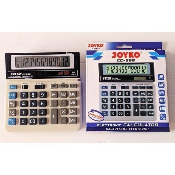 

er-6 Calculator - Kalkulator Joyko CC-868 - 12 Digits Premium