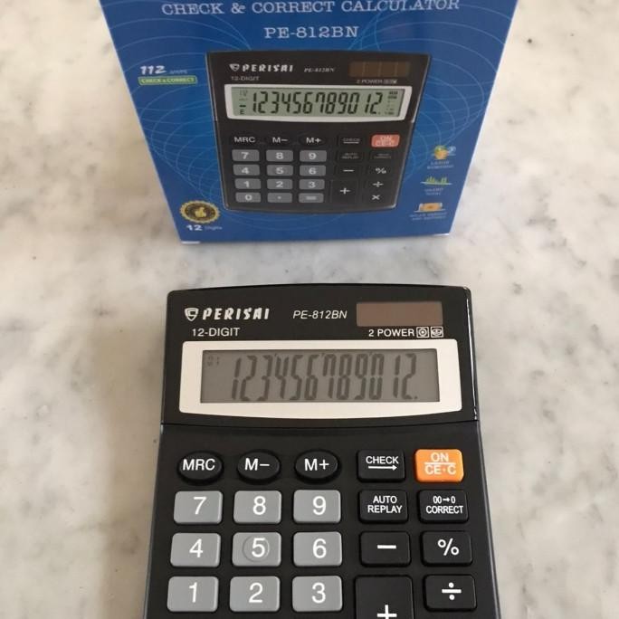 

gjk-25 Kalkulator Perisai PE-812BN. 12digit, Check correct. Stationery Kantor Terlaris
