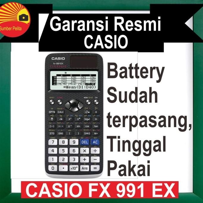 

Hot Sale CASIO FX 991 EX KALKULATOR SCIENTIFIC / FX991 / FX 991EX Berkualitas