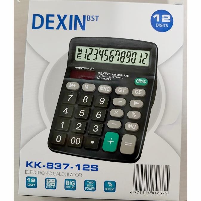 

gd-8 DEXIN Kalkulator Besar 12 Digit Dagang Akuntansi Kantor Calculator Premium