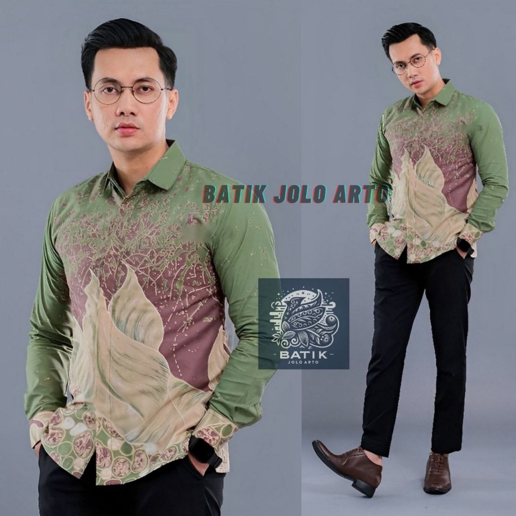 Natik Kemeja Batik Pria Lengan Pendek Katun Primis Premium Halus M L Xl Sragam Sinoman Kemeja Batik 