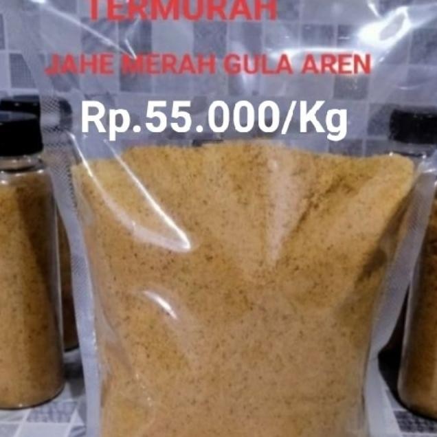 

Jahe Merah Plus Gula Aren Secang Habbatusaudah - Jahe Instan 1Kg - Bukan Cangkir Mas