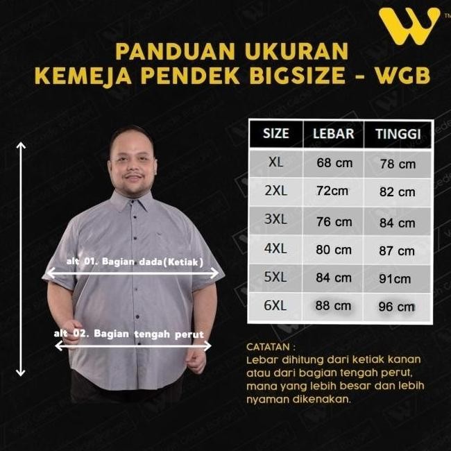 Terlaris Wgb Kemeja Tenun Pria Big Size Special Collection Jumbo Xl Xxl Emongrike