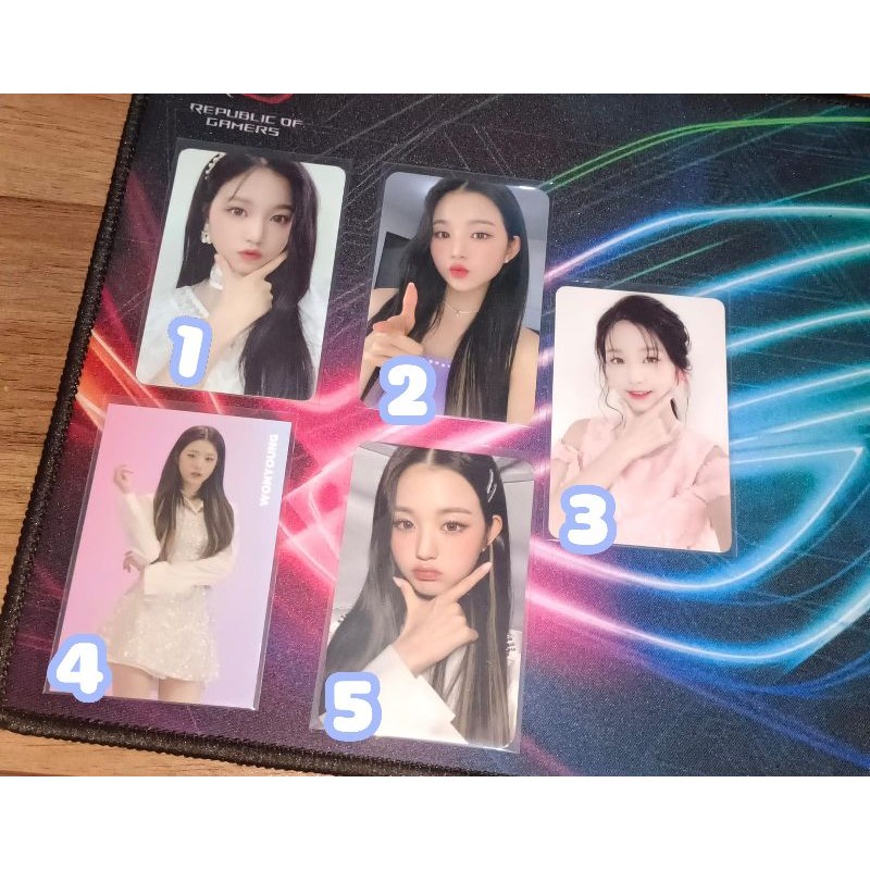 Photocard wonyoung izone