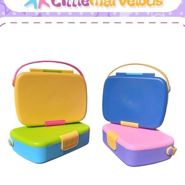Bento Lunch Box Rip Munchkin/Kotak Makan Bento Sekat Anti Tumpah