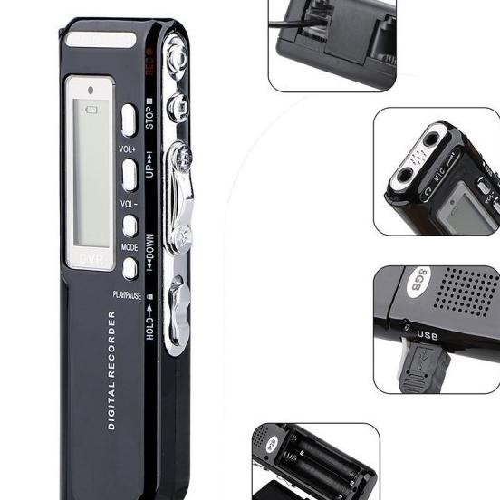 Dar01 - Pro 8Gb 650Hr Usb Digital Audio Voice Recorder Mp3 Player