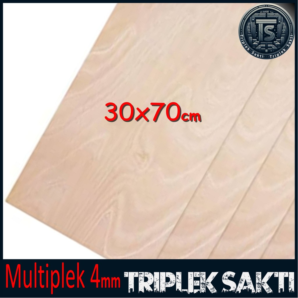 Multiplek Triplek 4mm 30x70 cm ( 4 mm | 30x70cm | 70x30cm | 70x30 | 30 x 70 cm )