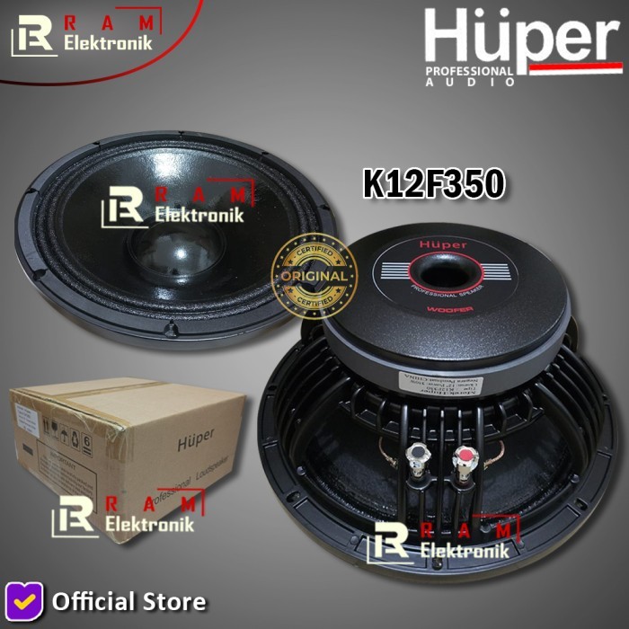 Terlaris Komponen Speaker Huper 12 Inch K12F350 Original Daun Anti Air