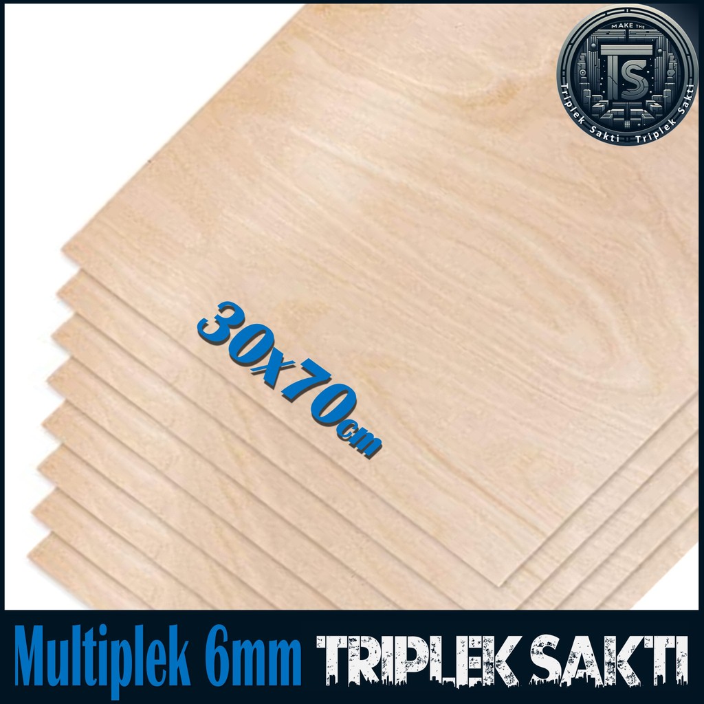 Multiplek Triplek 6mm 30x70 cm ( 6 mm | 30x70cm | 70x30cm | 70x30 | 30 x 70 cm )