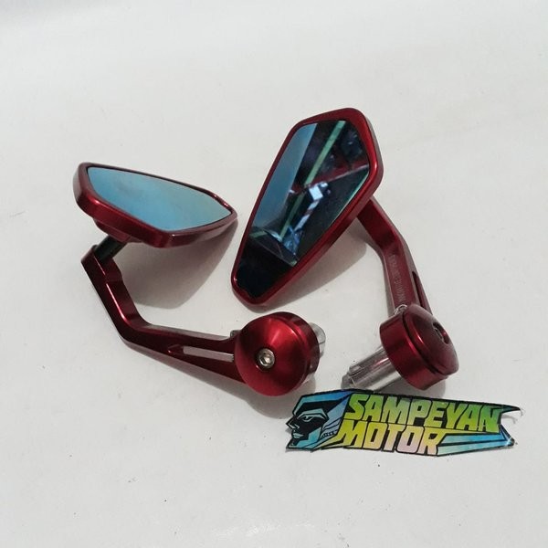 Kaca Spion Sepion Jalu Sh5514 Rizoma Gold Merah Silver Barang Langka