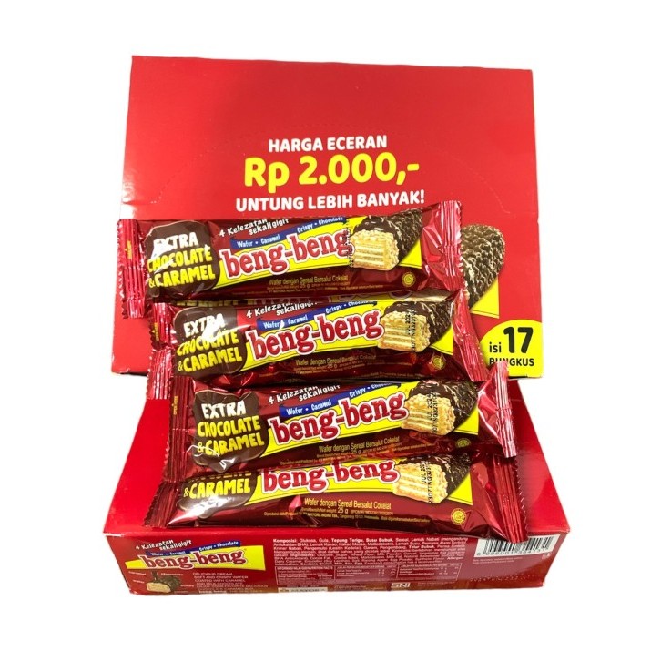 

HEMAT Beng-Beng Wafer Bersalut cokelat 1box