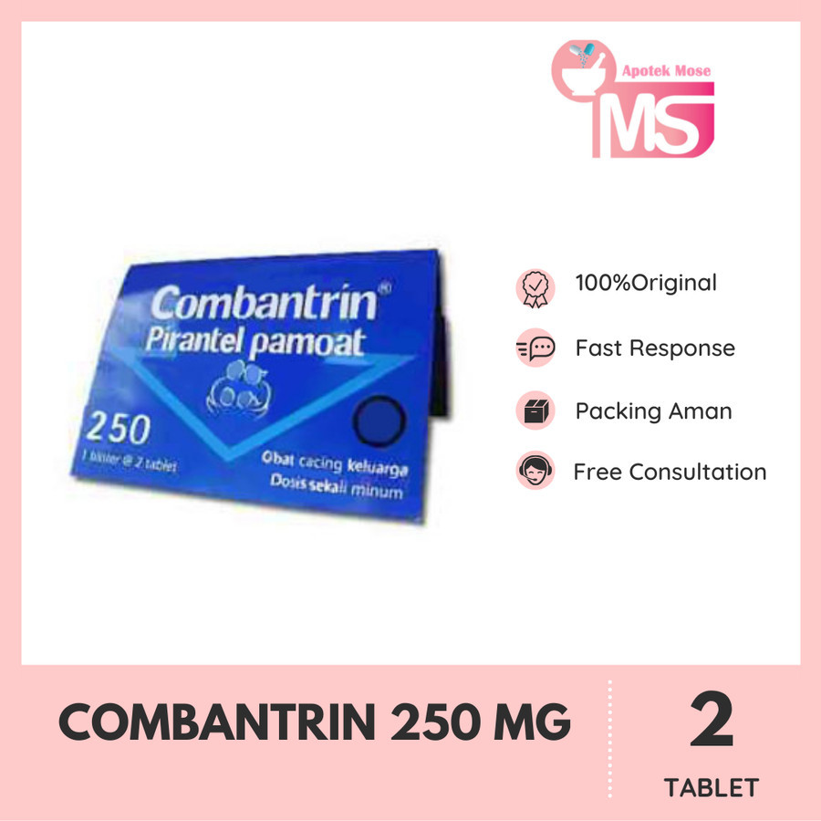 COMBANTRIN 250 MG 2 TABLET