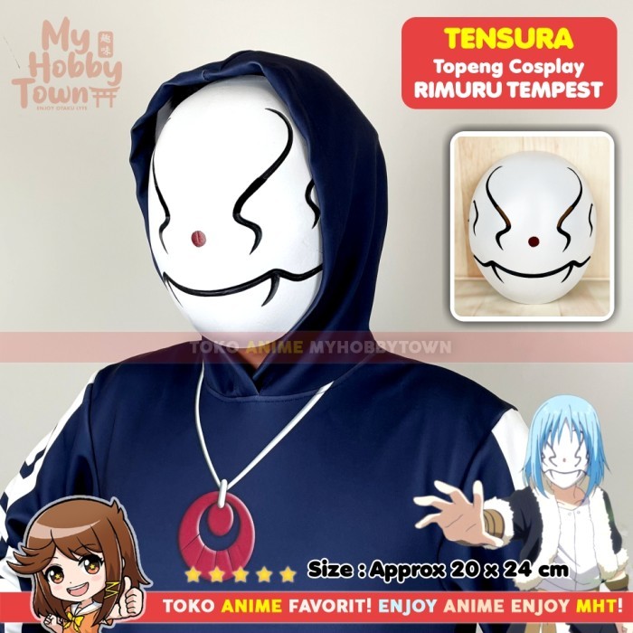 Topeng Anime Tensei Shittara Slime Rimuru Tempest Tensura Cosplay