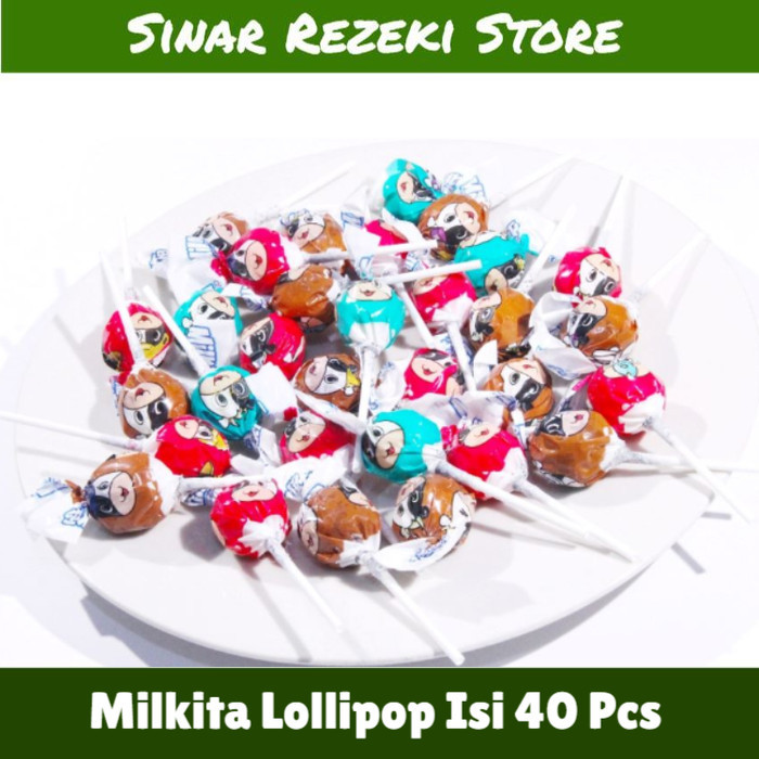 

lkita Lollipop Max Refill 40pcs - Permen Susu Lolipop