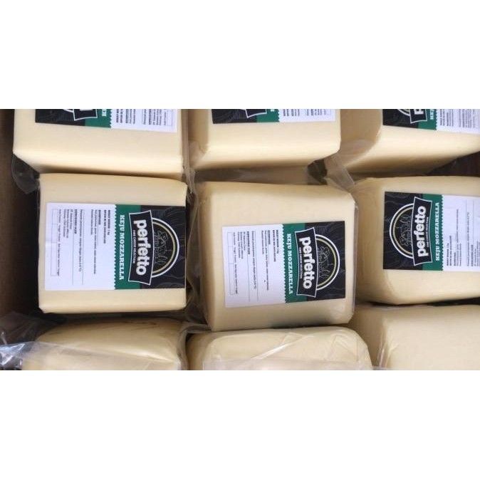 

Keju Mozzarella PERFETTO 1kg Mozarella Cheese - keju SM88