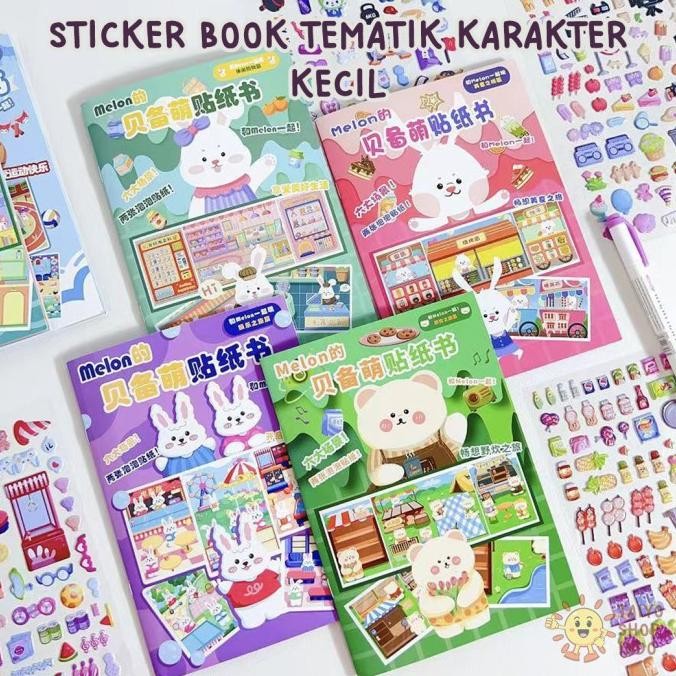 

Toko allifi TAIYO Mainan Anak Sticker Book Tematik Karakter Kecil Buku Stiker