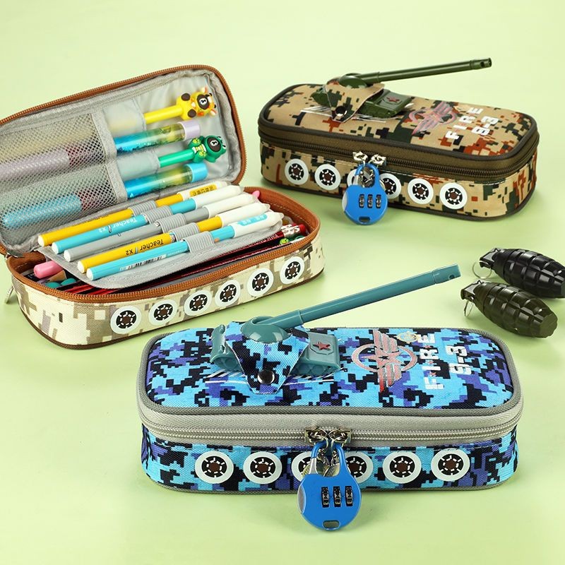 

Kotak Pensil Pria, Wadah Pensil Multifungsi Kapasitas Besar