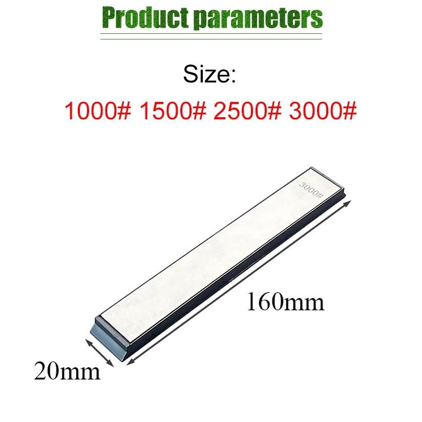 Perkakas Lainnya Diamond Sharpening Plate Grit 1000 / 1500 / 2000 / 3000 Pengasah Plat Intan Batu As