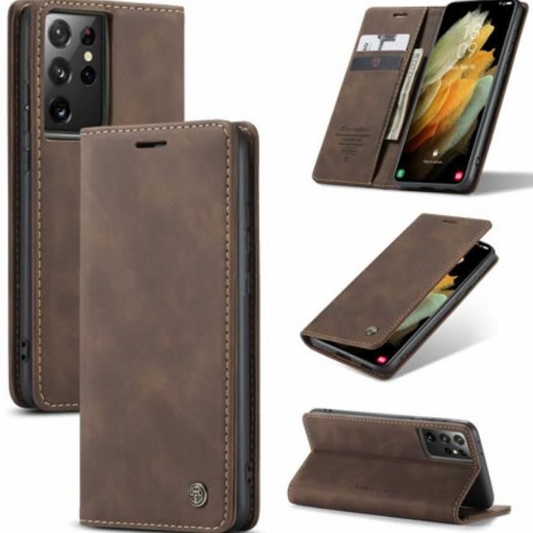(PROMO) Samsung Galaxy S21 / S21 plus / S21 Ultra / S21+ Flip Case Cover Caseme 013 Wallet Leather D