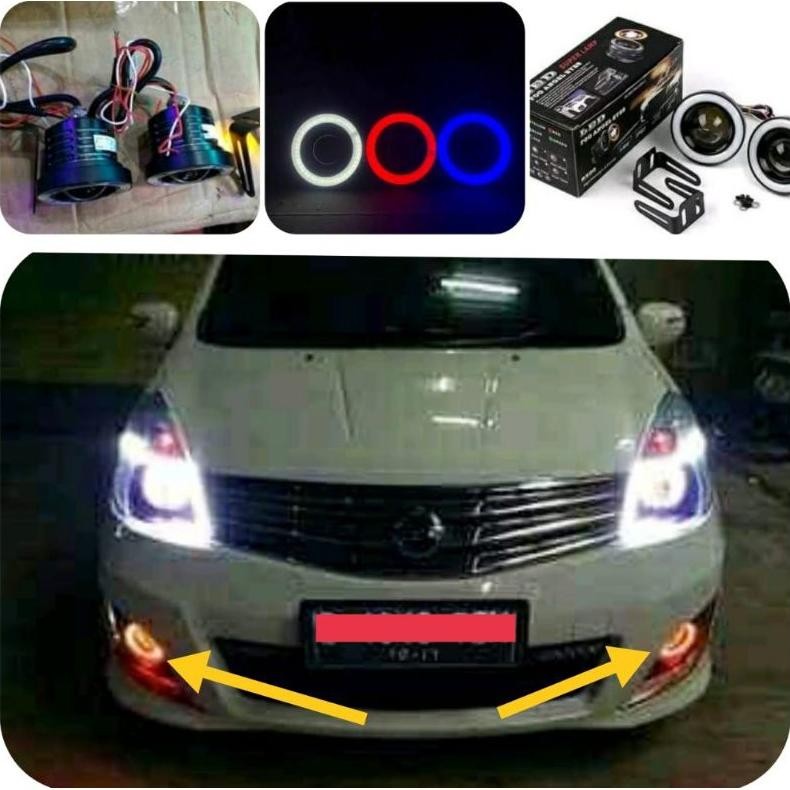 PROMO Lampu kabut/Foglamp angel eyes/ ALL Nissan Grand Livina/Nissan Juke/Nissan Evalia / DLL