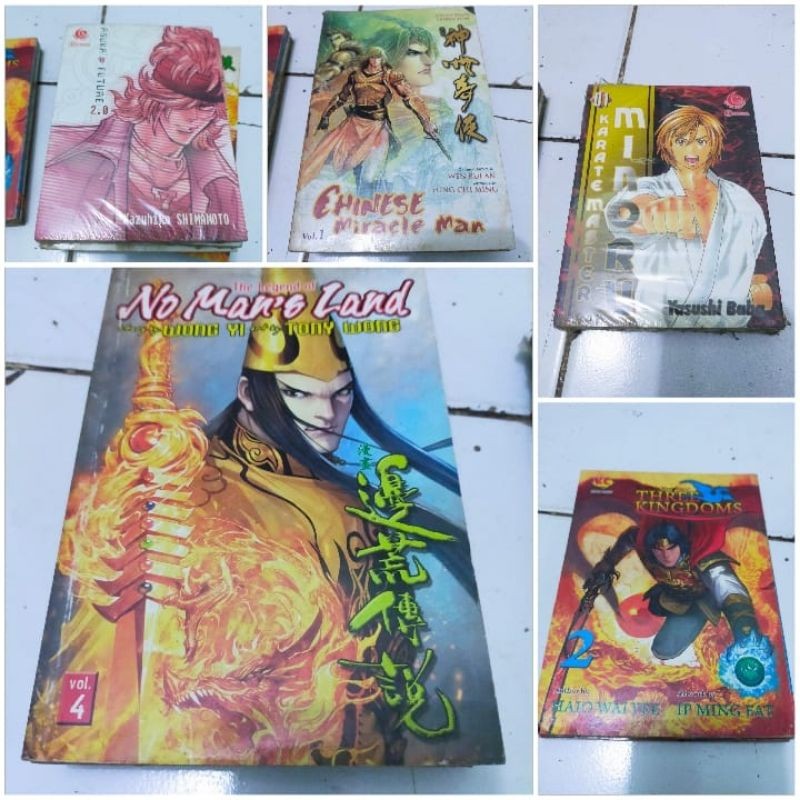 Komik No Mons land. Theree kingdoms. Karate master Minoru. Asuka future. Chinese miralce man.