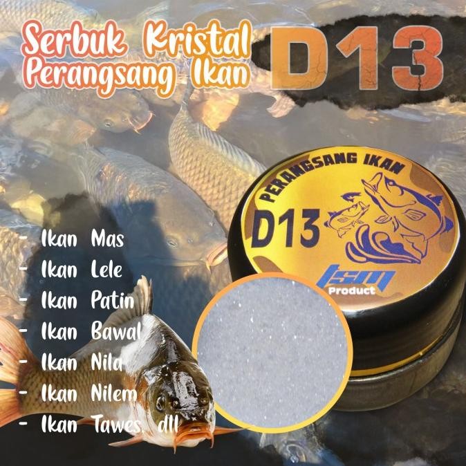 Big Promo Stimulus Ikan D13 Serbuk Kristal Campuran Umpan Pancing Racikan Ik69