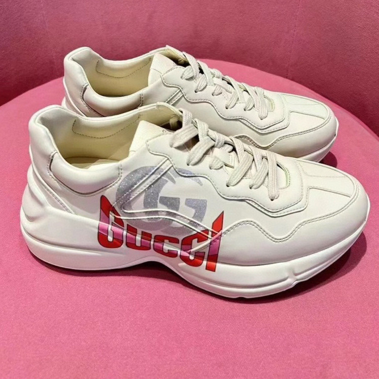 Pre order Gucci Rhyton Women's Shoes Sneakers sepatu wanita Size35-40