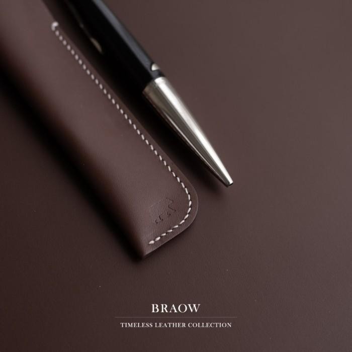 

PTR Leather Pen Sleeve, Pen Case, Fountain Pen Case, tempat pensil Original