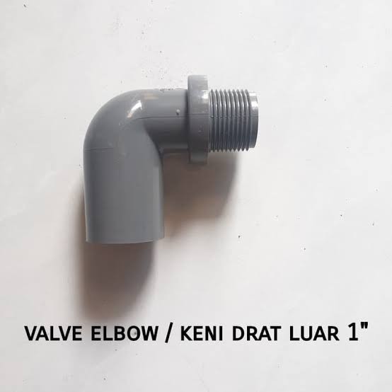 Knee Drat Luar 1” inch Aw SCG / Keni Drat Luar 1 in Pvc / Knie Drat/Siku L