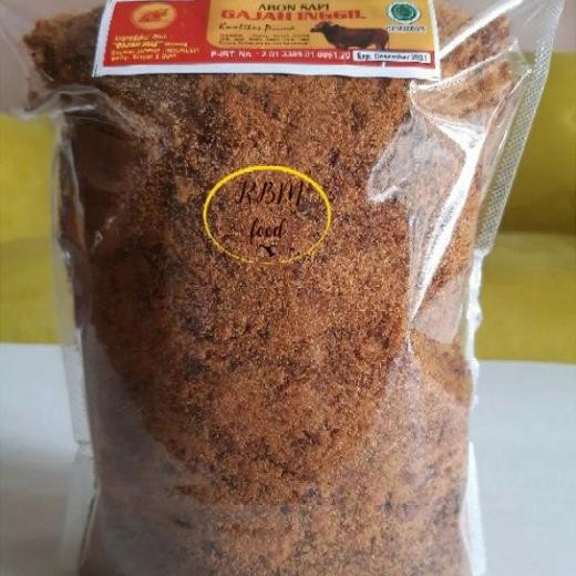 

Abon Sapi Gajah Inggil 1Kg Pedas Kemasan Pouch/Thinwall