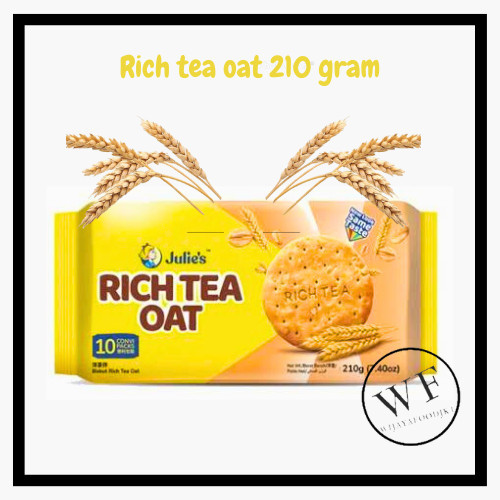 

Julies Rich Tea Oat / Biskuit Julie'S Rich Tea Oat / Biskuit Oat 210G