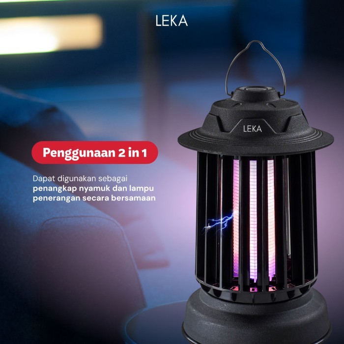 LEKA MT136 Alfresco Mozzy - Perangkap Nyamuk Elektronik Anti Nyamuk