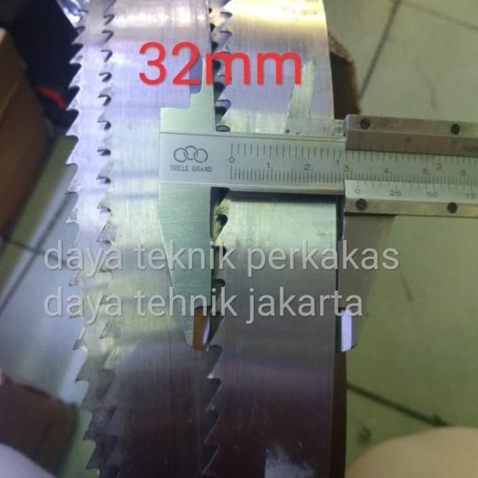 Mata Bandsaw 32Mm X 3500Mm - Mata Gergaji Pita 32Mm Gergaji Selendang