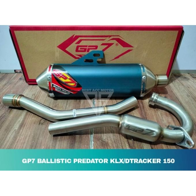 Knalpot GP7 Ballistic Predator KLX 150 DTracker 150 Original GP7 BNJ