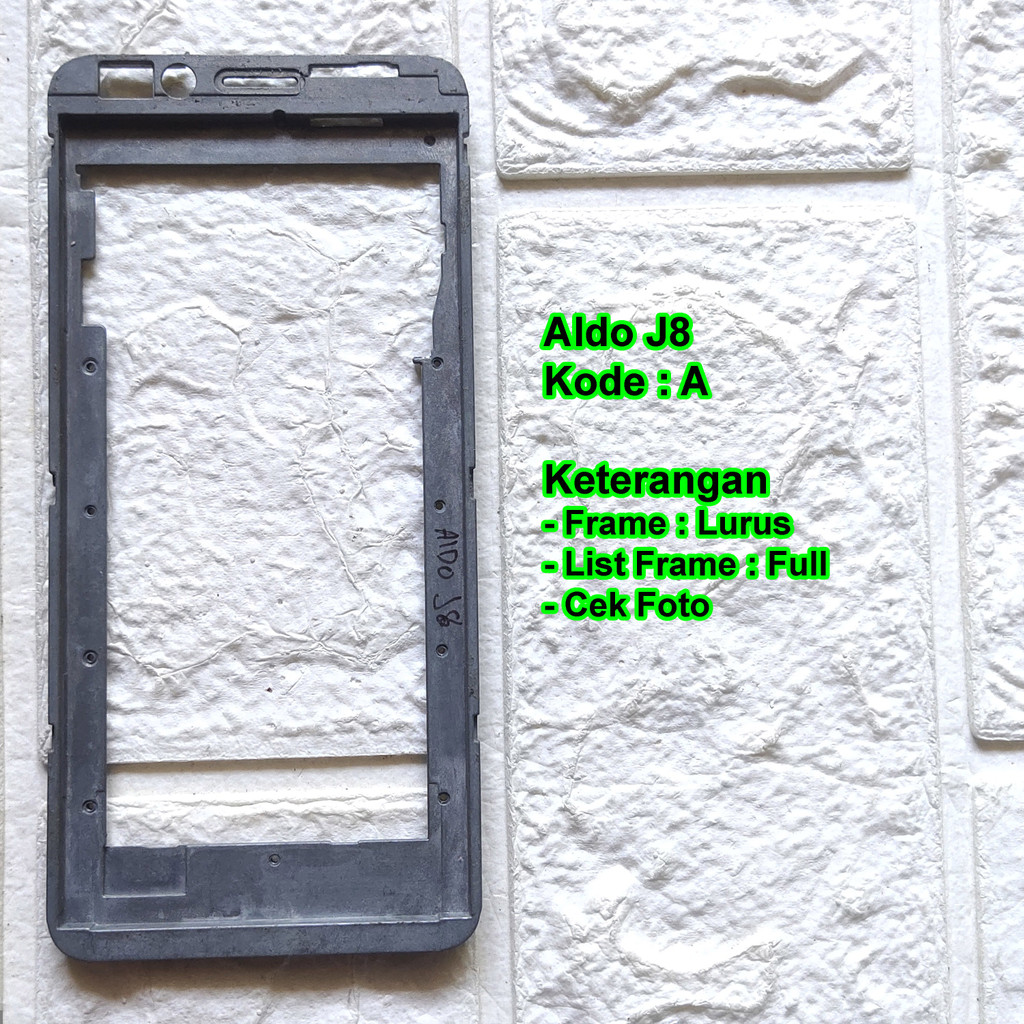 Aldo j8 Frame Tulang Tengah / Tatakan LCD Copotan