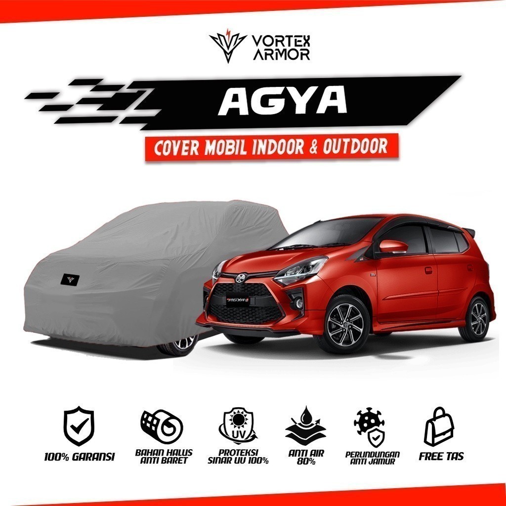 Cover Mobil Toyota Agya / Sarung Mobil Agya TRD / Selimut Mobil Agya GR Sport