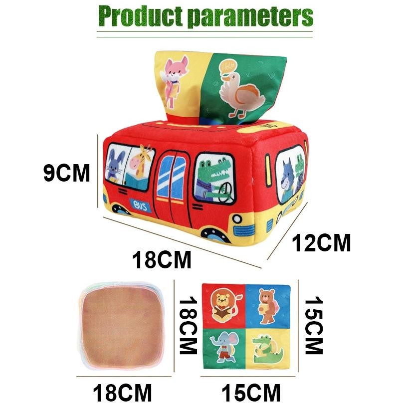 Seni & Kerajinan Mainan Kotak Tisu Lembut Untuk Edukasi Anak Pra Sekolah / Papan Mainan Tarik Lobak 