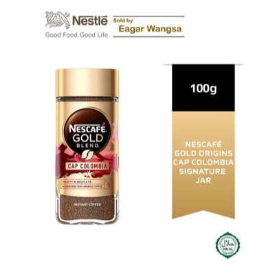 

Nescafe Gold Cap Colombia 100Gr Nestle Jar Arabica Kopi Korea