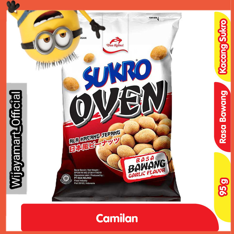 

Dua Kelinci Sukro Kacang Oven Bawang 95 g