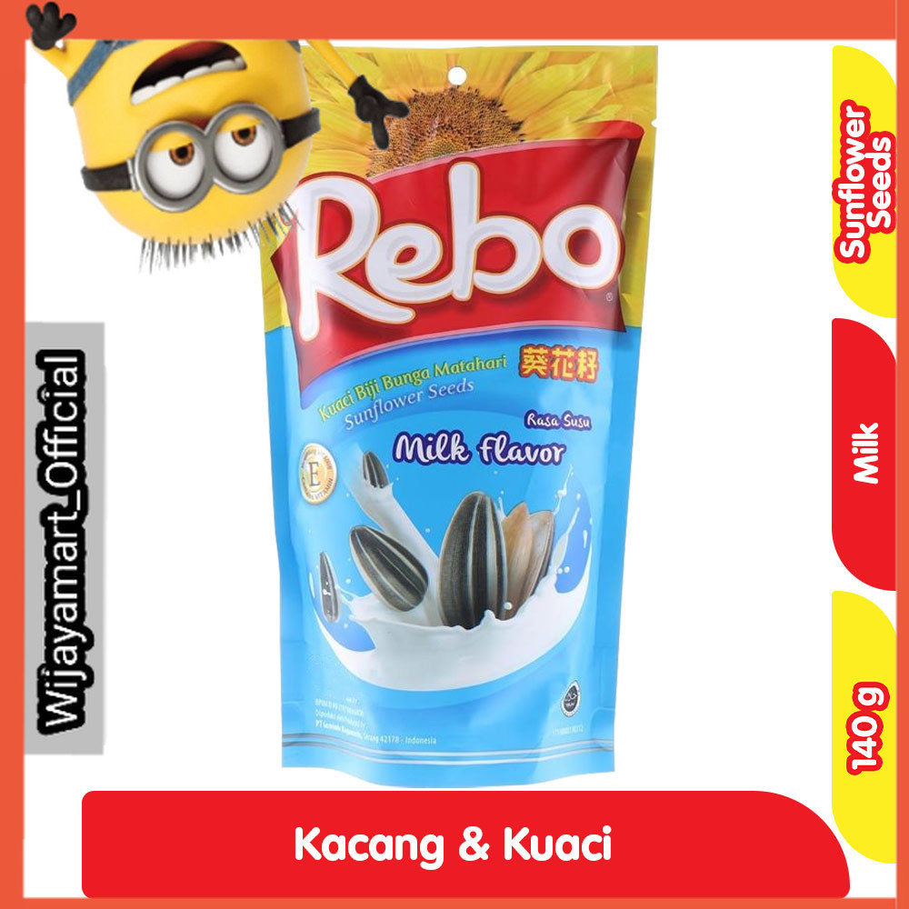 

Rebo Kuaci Biji Bunga Matahari Milk 140 g