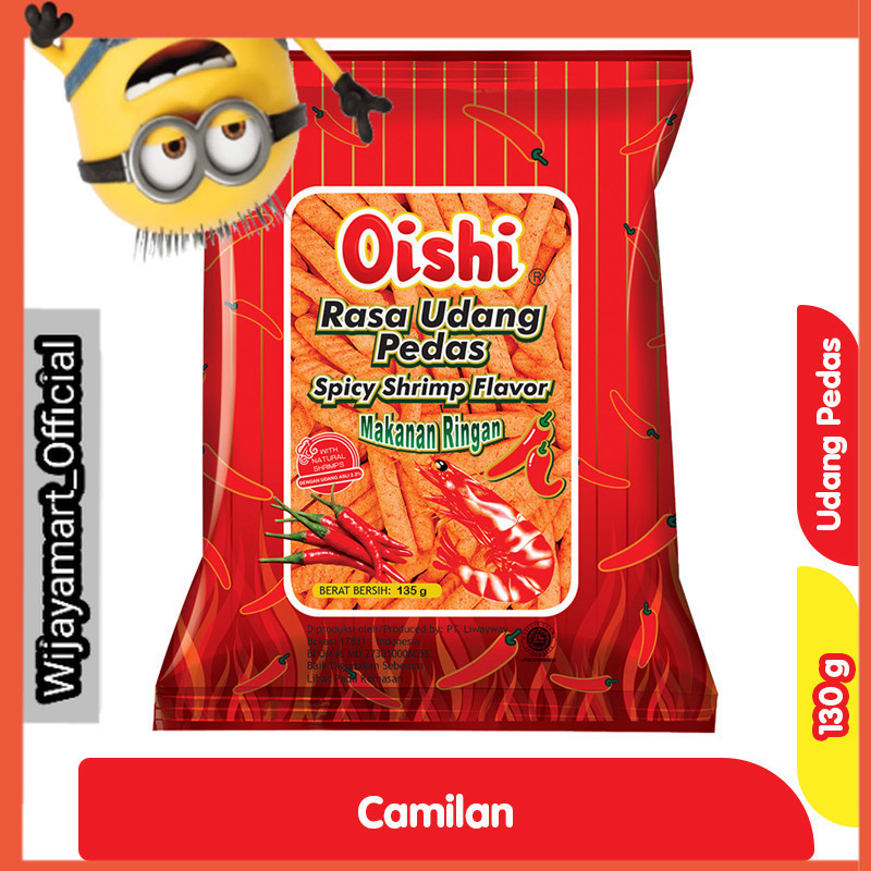 

Oishi Crackers Udang Pedas 130 g