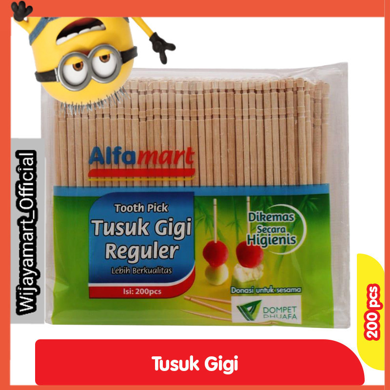 

Alfamart Tusuk Gigi Reguler 200 pcs