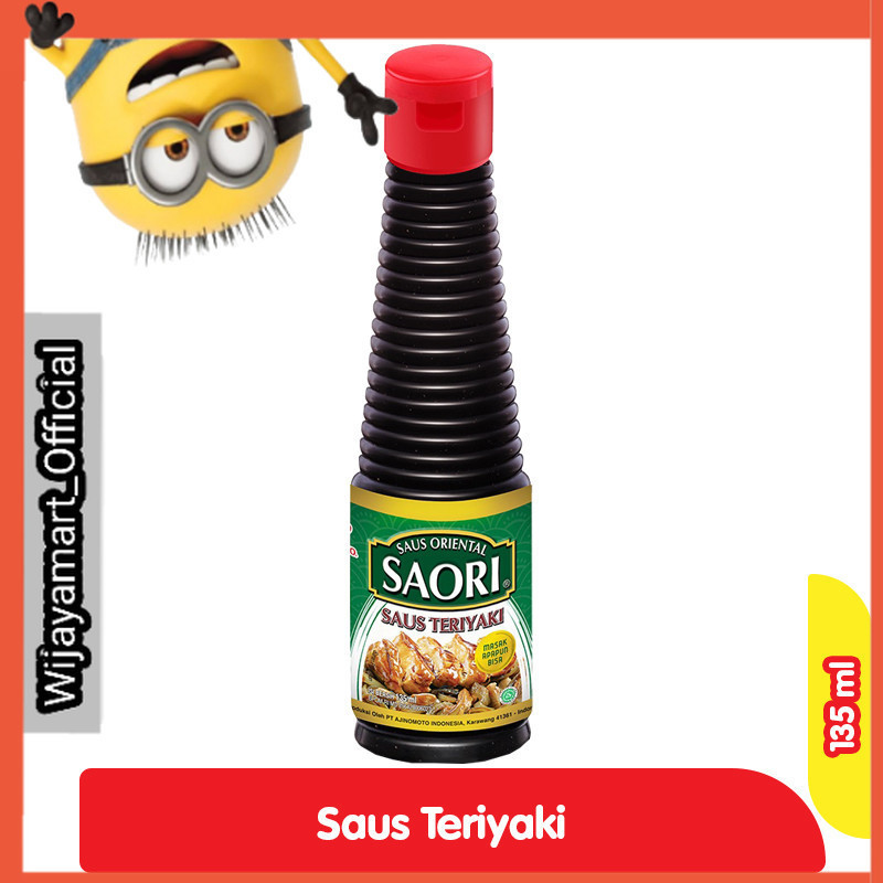 

Saori Saus Oriental Saus Teriyaki Botol 135 ml