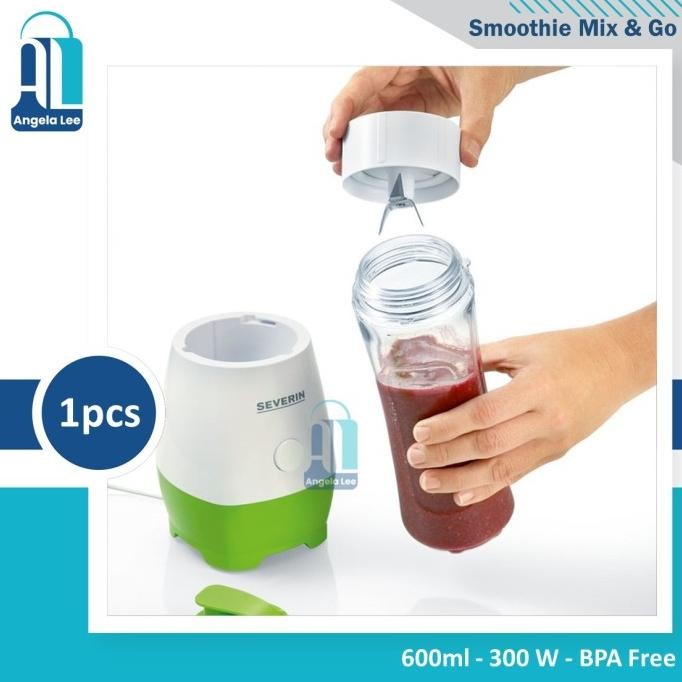 Severin Sm 3741 Smoothies Mix & Go Portable Blender Buah Juicer 600Ml 300W Annisaputri0251