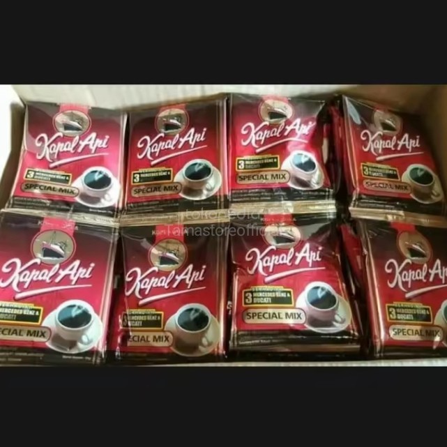 

Kopi Kapal Api Spesial Mix 1 Dus Isi 12 Renceng X 10 Sachet