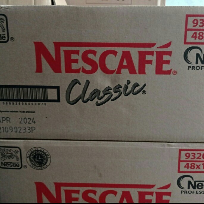 

Necafe Classic Profesional Perkarton/Karton Isi 48Pcs 120Gram Kopi