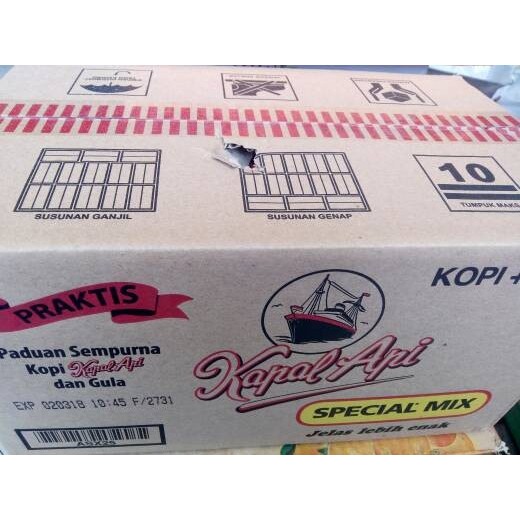 

Kopi Kapal Api Special Mix 1 Dus 12 Renceng - 120 Pcs