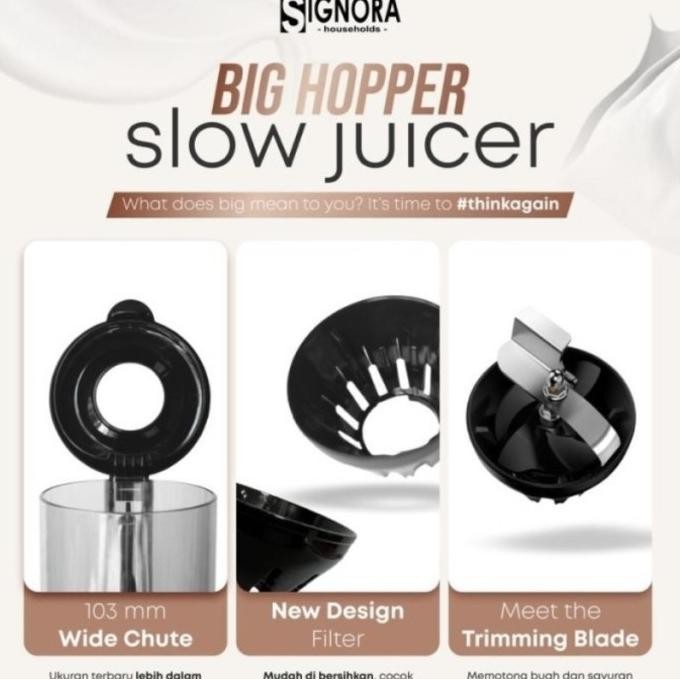 Big Hopper Slow Juicer Signora / Slow Juicer Signora Annisaputri0251