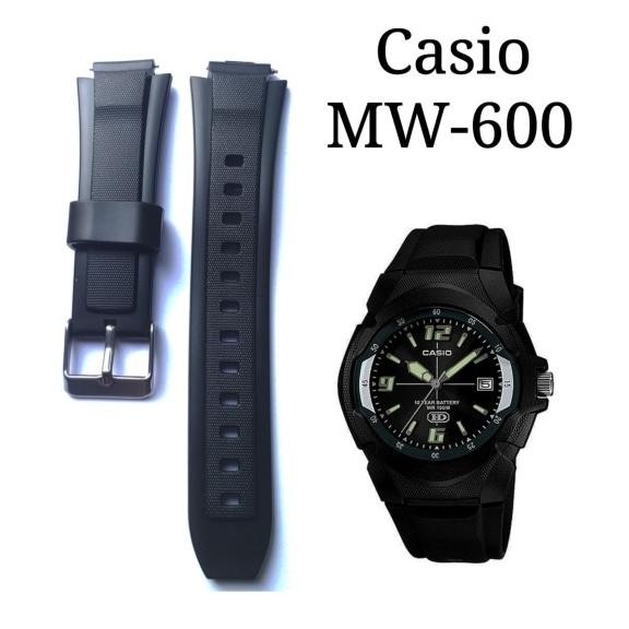 Strap Jam Tangan Casio Mw600 Casio Mw-600 Tali Jam Casio Free